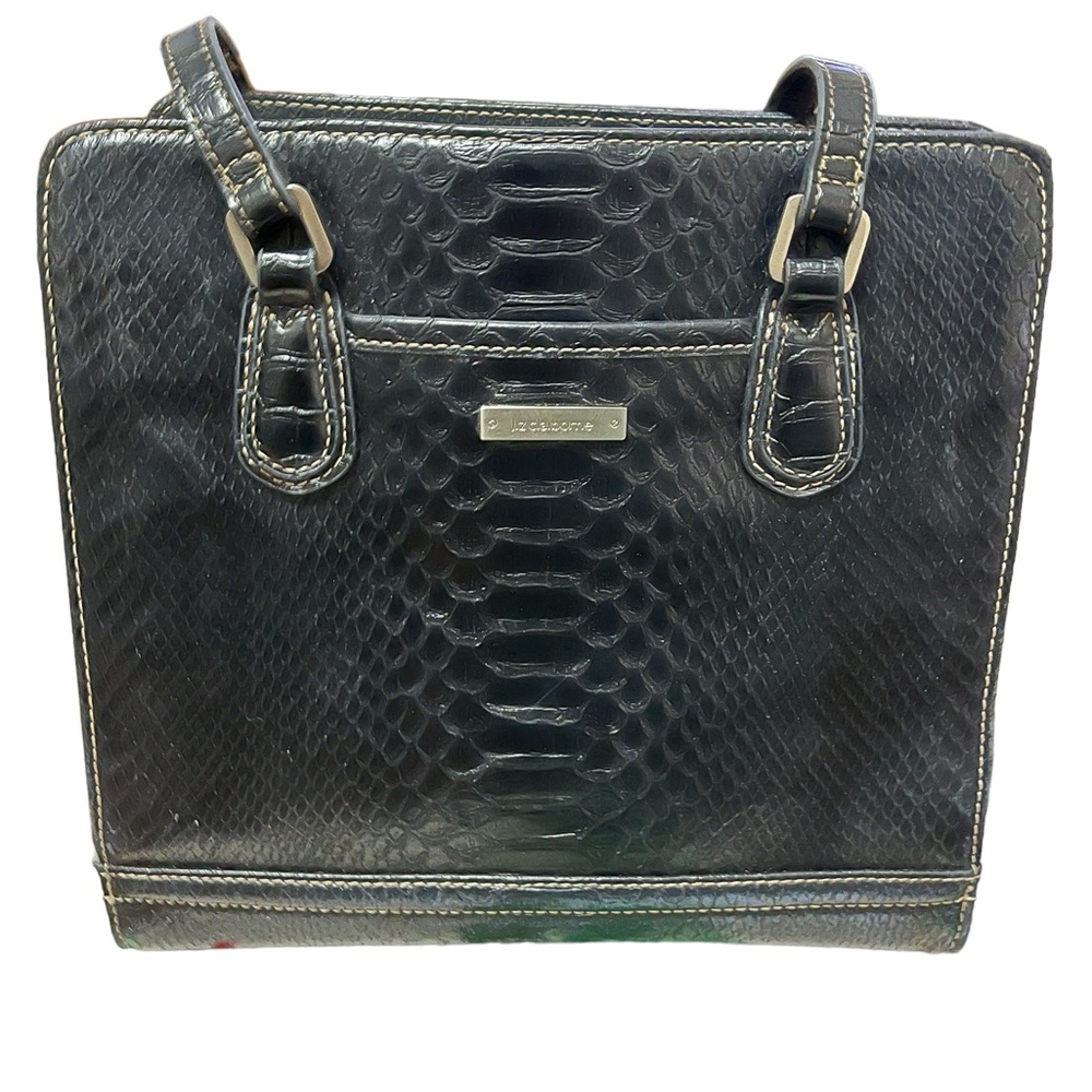 LIZ CLAIBORNE CROCODILE CROSSBODY